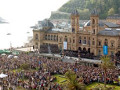 Donostia/San Sebastin durante uno degli eventi per la Candidatura a Capitale Europea 2016 (foto: www.spain.info)