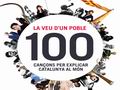 Particolare di copertina del libro "La veu d'un poble: 100 canons par explicar Catalunya al mn"