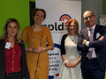 Elena Testor e Sabrina Rasom a Bruxelles presso la sede della rete NPLD