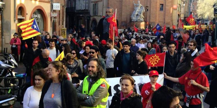 Marcia di protesta a Tolosa, 17 febbraio 2019 (foto  Luc Schwartz)