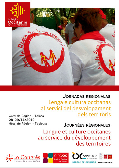 Giornate regionali "Lingua e cultura occitana al servizio dello sviluppo dei territori", Tolosa, 28 e 29 novembre 2019
