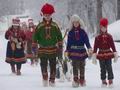Popolo sami nel Nord della Svezia (Foto Fredrik Sandberg/TT)