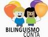 Logo de "bilinguismo conta"