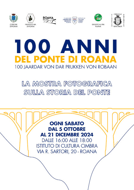 Mostra fotografica "Cento Anni del ponte di Roana" 