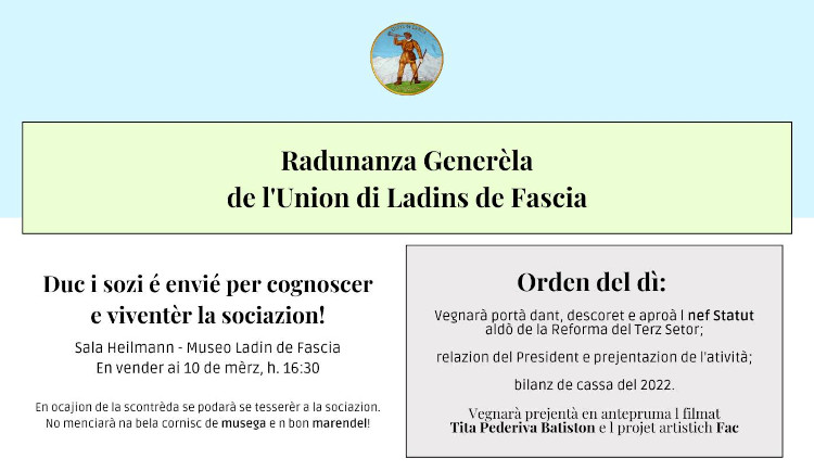 Assemblea Generale della Union di Ladins de Fascia