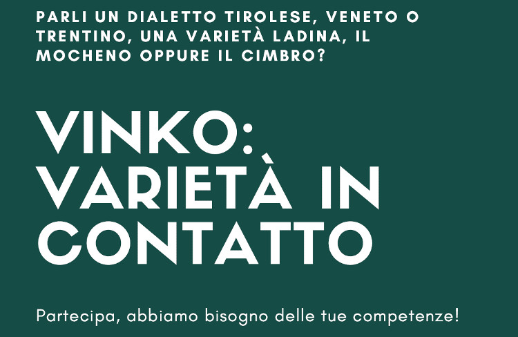 Progetto "VinKo" delle Universit di Verona, Trento e Bolzano