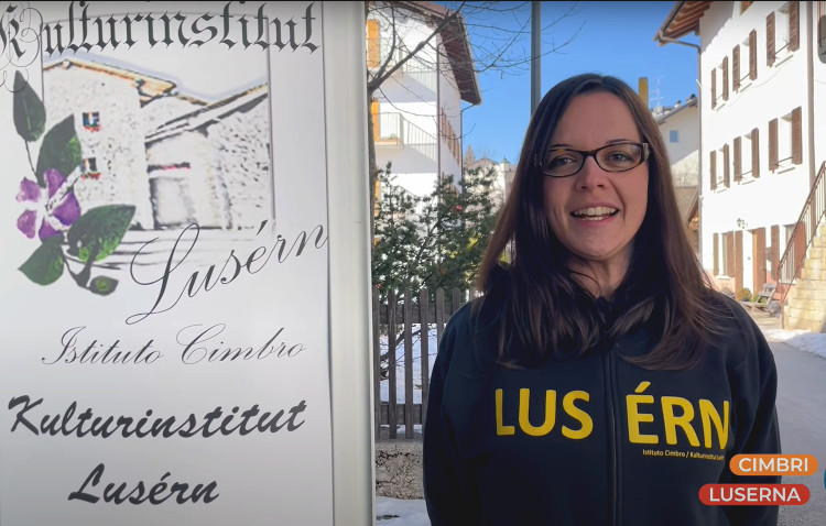 "Io amo la mia lingua": la rappresentante della comunit cimbra di Luserna