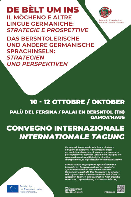 Convegno internazionale "De blt um ins", il mondo intorno a noi 
