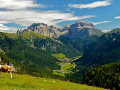 Val di Fassa, panorama estivo