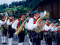 Corpo musicale ladino in abito tradizionale
