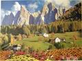 Panorama in Val di Fassa