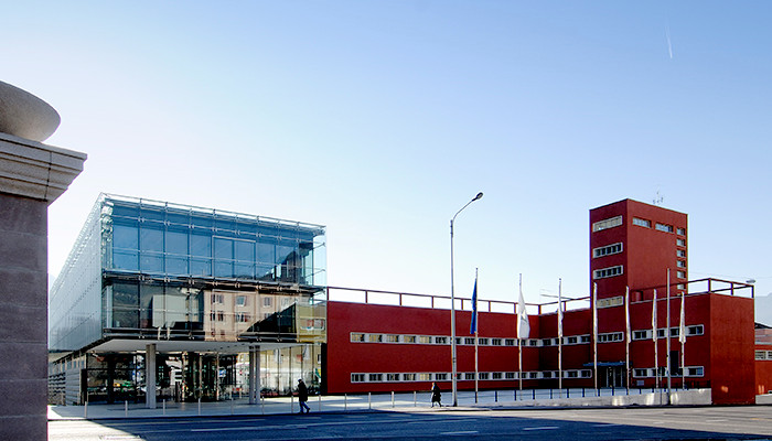 Sede dell'EURAC Research Center di Bolzano/Bozen
