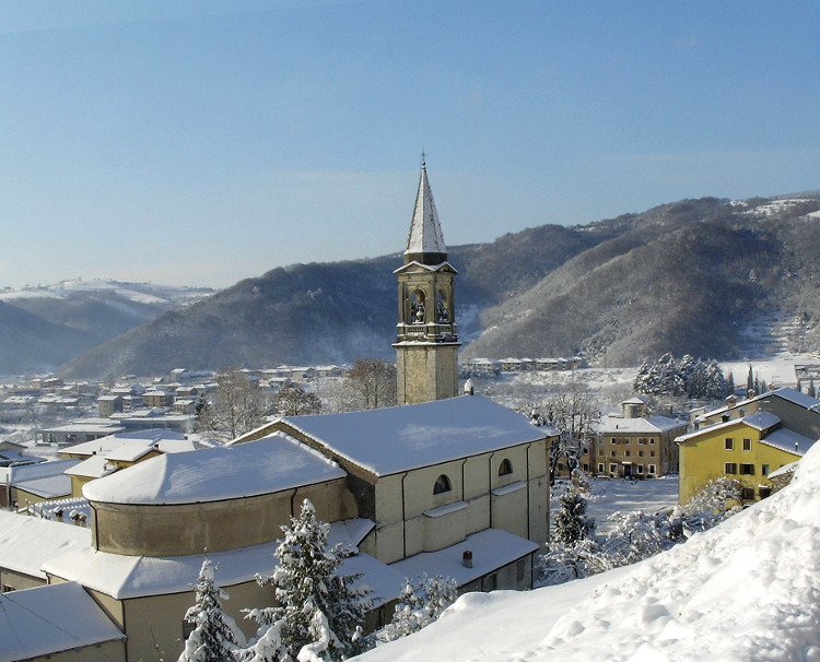 Panorama invernale di Badia Calavena (VR) - Foto  Pagina FB "Te si de Badia Calavena se" 