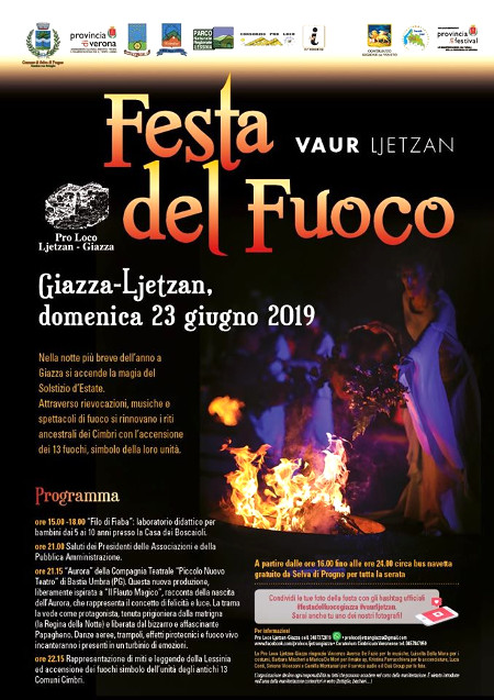 Festa del Fuoco di Giazza, 23 giugno 2019