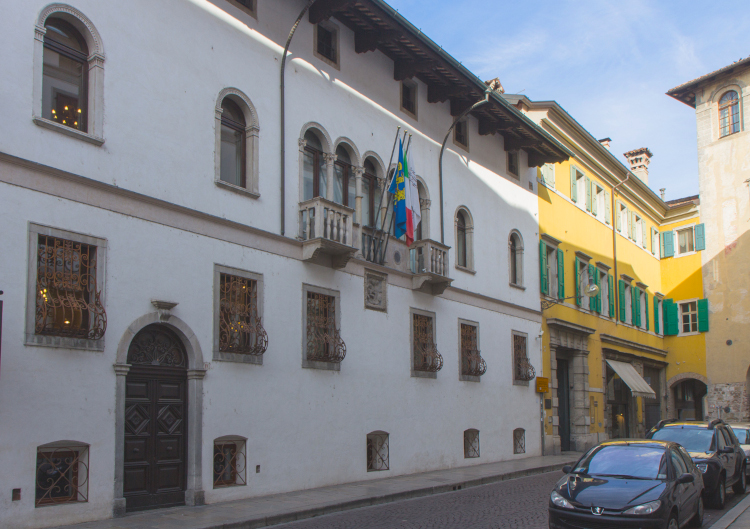 Palazzo Mantica, la sede udinese della Società Filologica Friulana