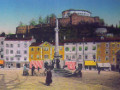 Gorizia, cartolina di Piazza della Vittoria nel 1900