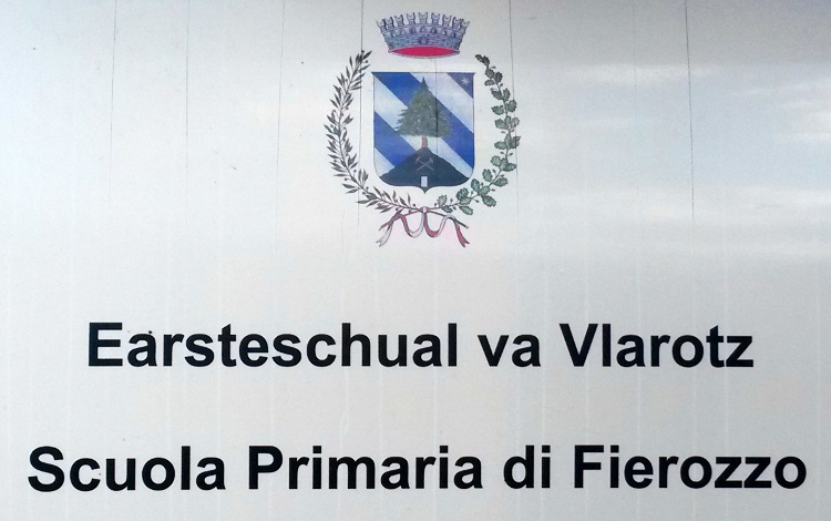 Lezioni di mcheno per adulti presso la Scuola Primaria di Fierozzo/Vlarotz