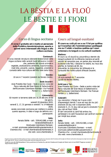 Le bestie e i fiori. Corso di lingua occitana