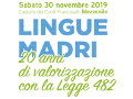 Convegno "Lingue Madri", sabato 30 novembre 2019 a Mezzenile (TO)