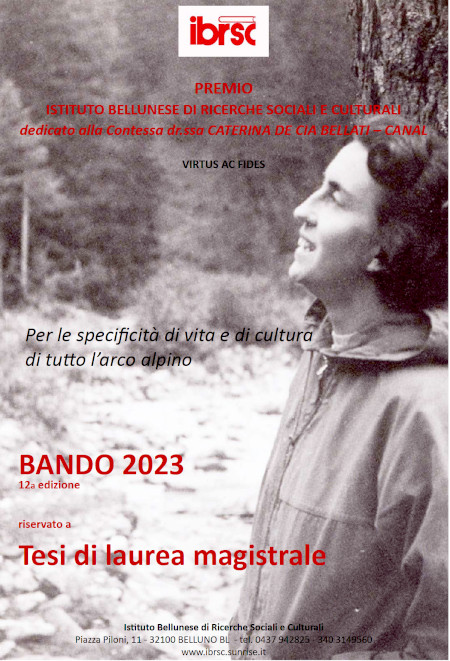 Premio letterario Caterina De Cia Bellati Canal - 12a edizione (Anno 2023)