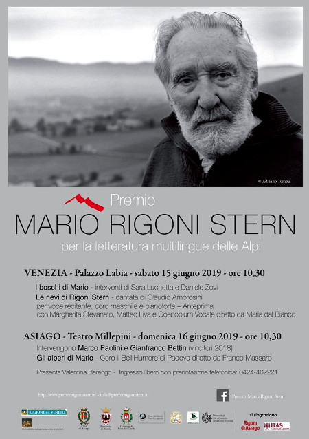 Premio Mario Rigoni Stern - Edizione 2019