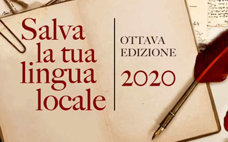 Premio Letterario Nazionale "Salva la tua lingua locale" - Edizione 2020