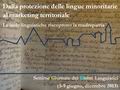 Settime Giornate Diritti Linguistici, 2013