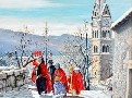Viaggio dei Tre Re Magi verso Betlemme