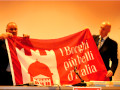 Il Sindaco di Luserna riceve la bandiera de "I Borghi pi belli d'Italia"
