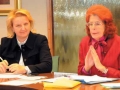 consigliere provinciali  Franca Penasa e Caterina Dominici