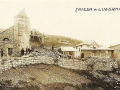 macerie della chiesa di Luserna distrutta durante la Prima Guerra Mondiale