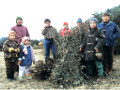Bambini impegnati nella "chiamata di marzo" (Schella martzo) 