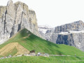 Panorama sulle Dolomiti a Passo Sella (foto Zotta)