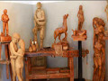 Opere in legno dello scultore ladino Toni Gross