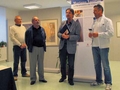 lo storico Giordanie l'artista Mariano Vasselai