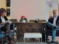 Virna Pierobon con Carmine Abate a Moena per ParoleVistaDolomiti
