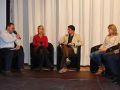 Werner Pescosta, Elfriede Perathoner, il moderatore Alexander Stuffer, Sabine Piazza