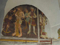 affresco raffigurante San Sebastiano risalente al 1400