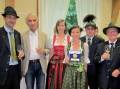 auturi del libro "Iagri de Badia"con il presidente della Federaziun italiana della caccia