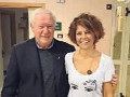 Alberta Rossi con don Enrico