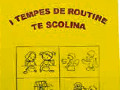 La copertina del libretto sulle attivit di routine alla scuola materna