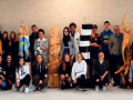 Nel nuovo liceo artistico di Fassa si  tenuta la consegna delle opere del IV Simposio Toni Gross ai partner del territorio