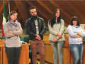 Giovani animatori fassani alla presentazione del progetto "Marijene - picoi da mont"