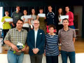 Gli scolari premiati al concorso di disegno