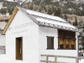Lo "Stont" (il poligono) di Campitello, edificio storico restaurato dagli architetti Weber e Winterle