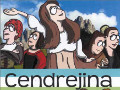 Il CD che raccoglie le muscihe dell'opera teatrale "Cendrejina", particolare di copertina