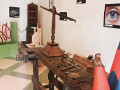 Allestimento della mostra "Galileo 2.0 Occhiomente" nell'oratorio di Moena