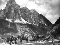 fotografia storica con soldati della Prima Guerra Mondiale a Corvara