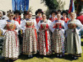 Giovani membri del Gruppo folkloristico di Canazei 