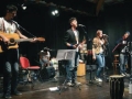 I Cajones durante il concerto presso il teatro dell'oratorio di Pozza di Fassa che ha concluso l'Aisciuda Ladina 2014. (foto Koris Sommavilla)